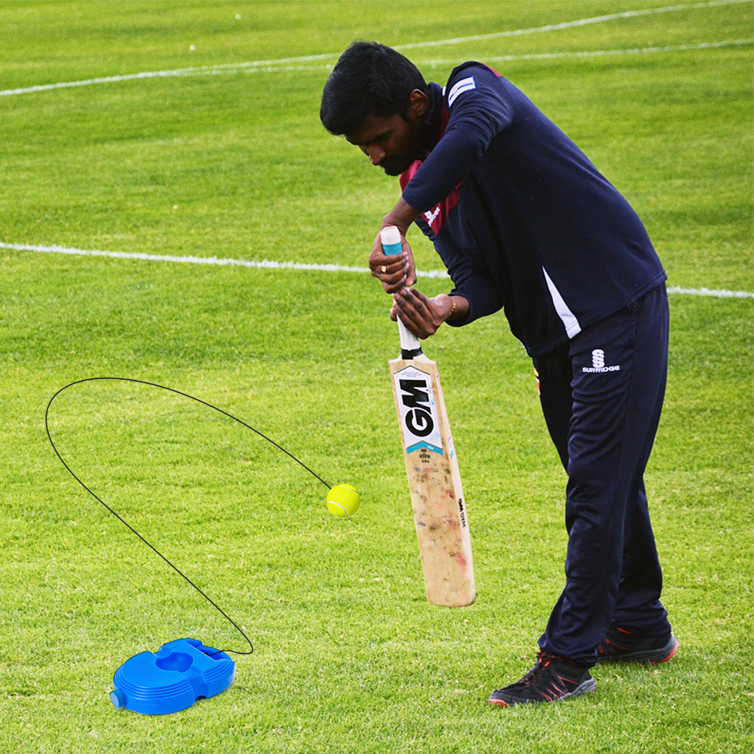 Cricket Trainer Rebound Ball || Self Cricket Practice Training Tool for Adults & Kids