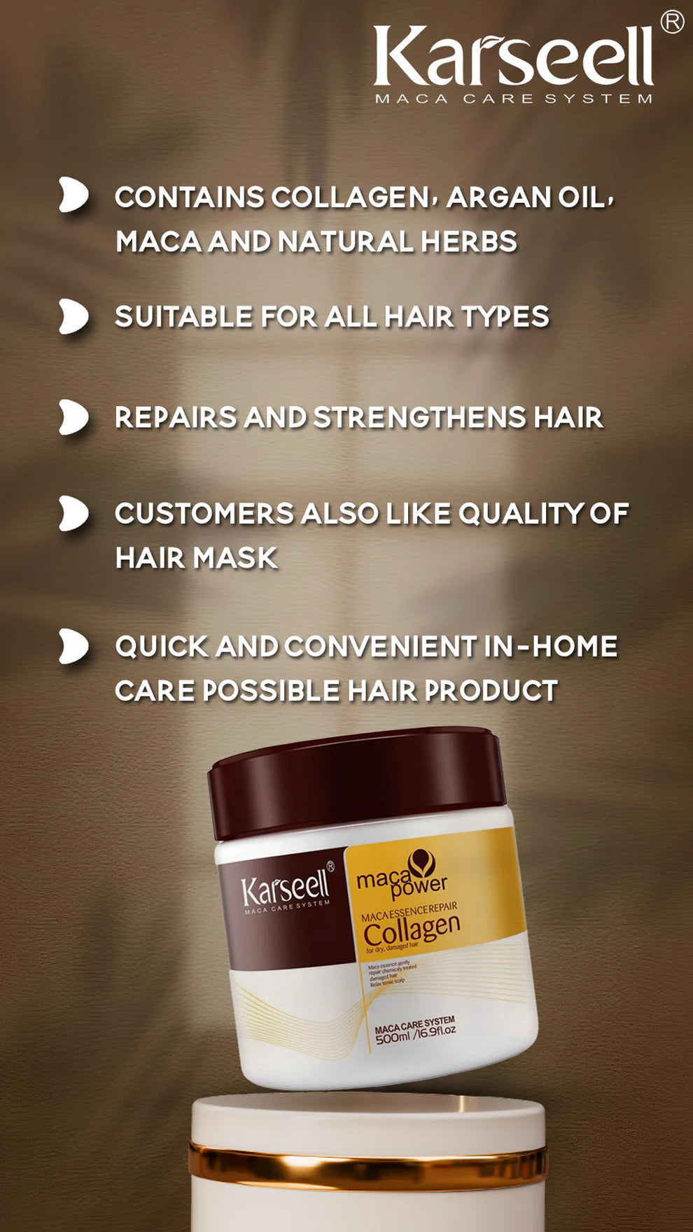 Karseell Maca Power Collagen Hair Mask 100ml ( BUY 1 GET 1 FREE )