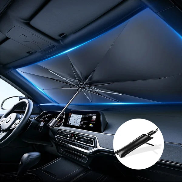 Car Windshield Sun Shade Umbrella - Heat Insulation Protection | Auto Windshield Covers for Most Cars
