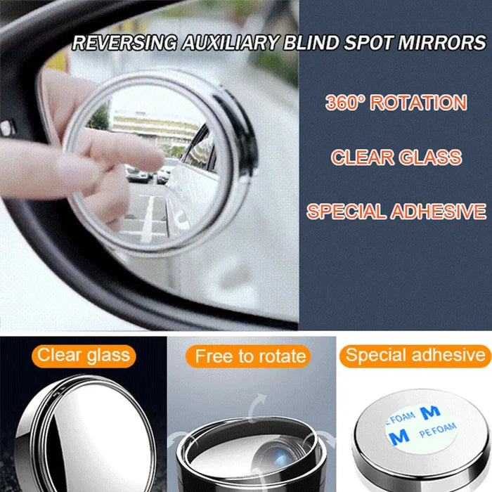 Reversing Auxiliary Blind Spot Mirrors (Pack of 2)