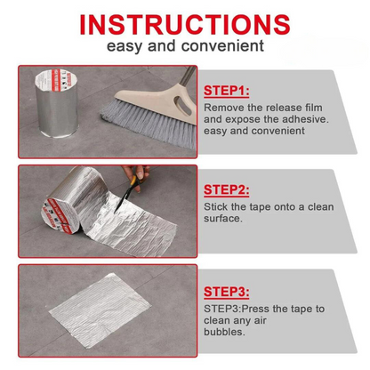 ✨ Leakage Proof Aluminium Tape - 50% OFF TODAY ONLY! (Star rating ⭐⭐⭐⭐4.9/5 )