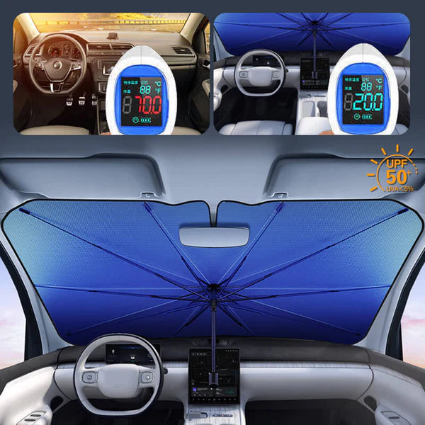 Car Windshield Sun Shade Umbrella - Heat Insulation Protection | Auto Windshield Covers for Most Cars