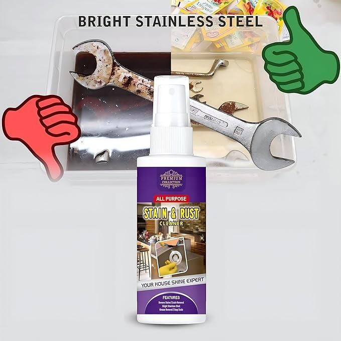 Multipurpose Stain & Rust Remover Spray (Pack of 2)
