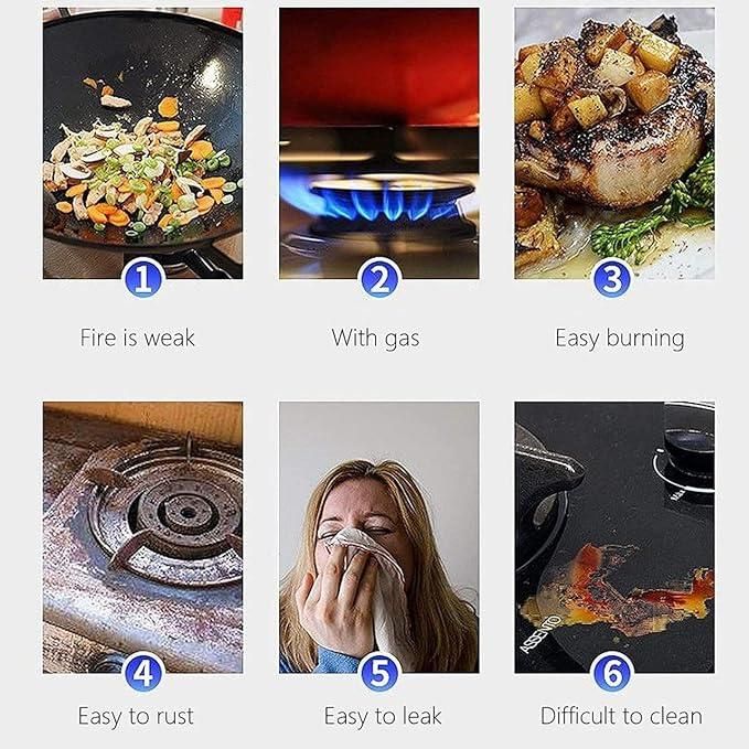 Gas Stove Energy Saver & Windproof Bracket - Universal Fit (Buy 1 Get 1 Free)