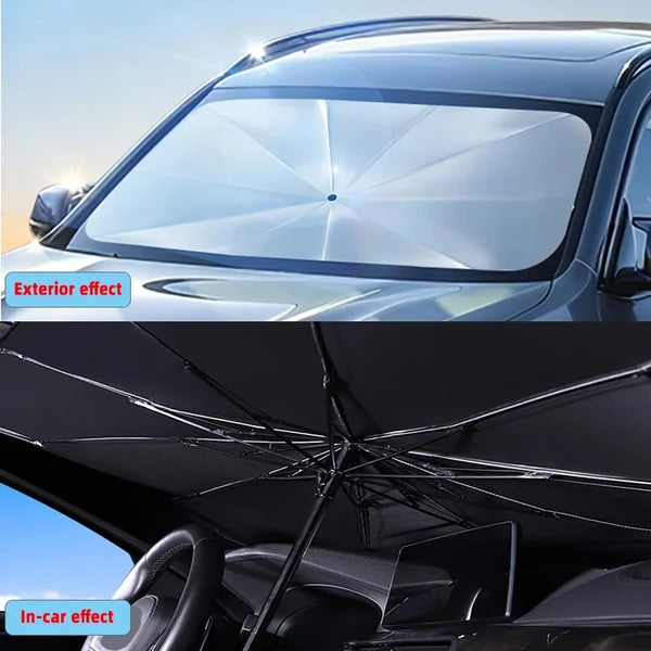 Car Windshield Sun Shade Umbrella - Heat Insulation Protection | Auto Windshield Covers for Most Cars