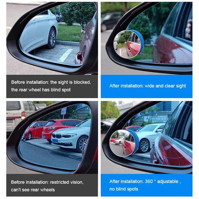 Reversing Auxiliary Blind Spot Mirrors (Pack of 2)