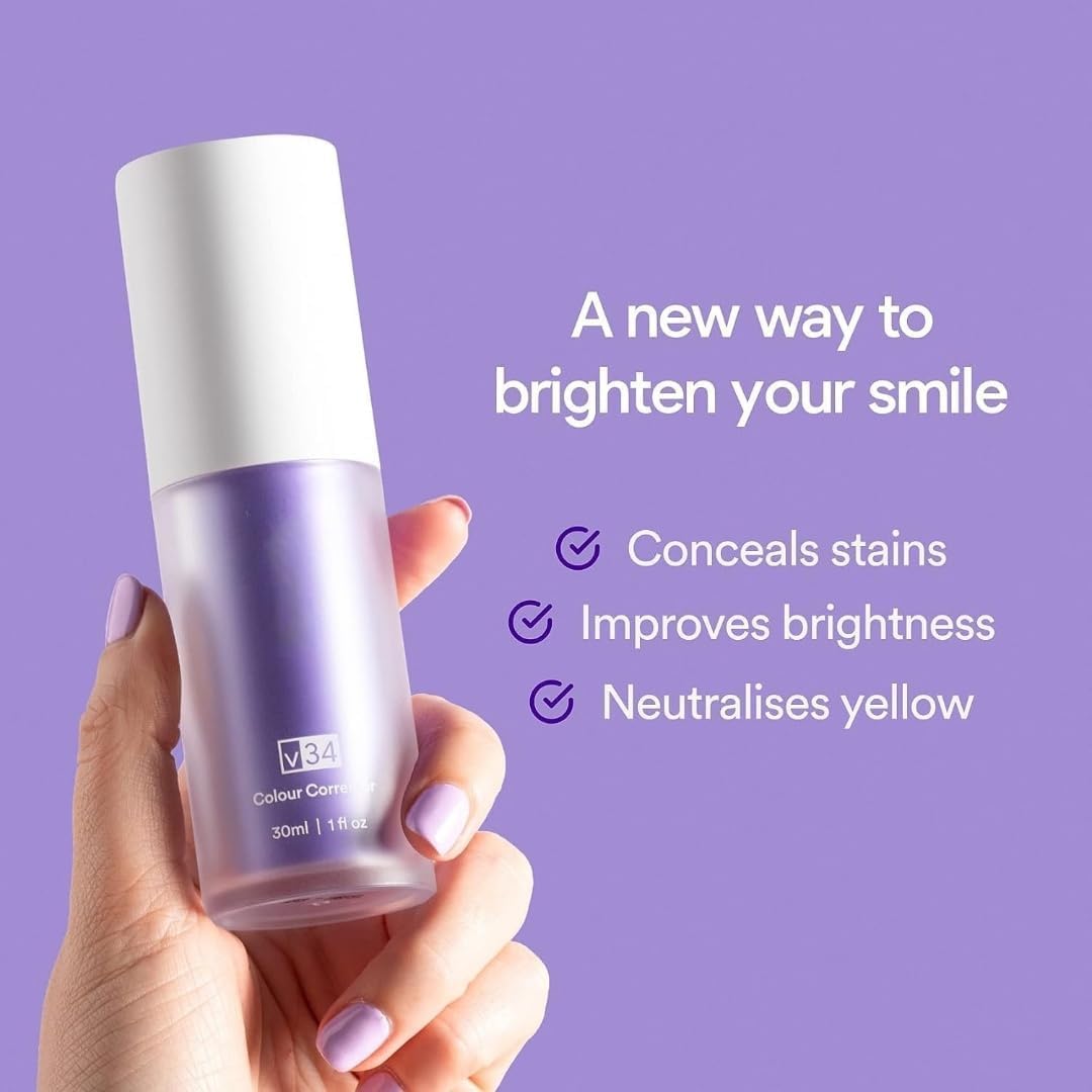 Buy 1 Get 1 FREE ✨ Purple Color Corrector Toothpaste (Star rating ⭐⭐⭐⭐4.9/5 )