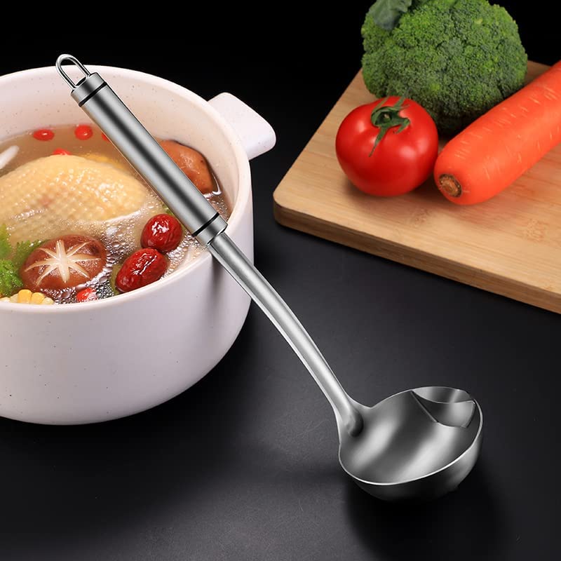 Stainless Steel Oil Soup Separator Spoon