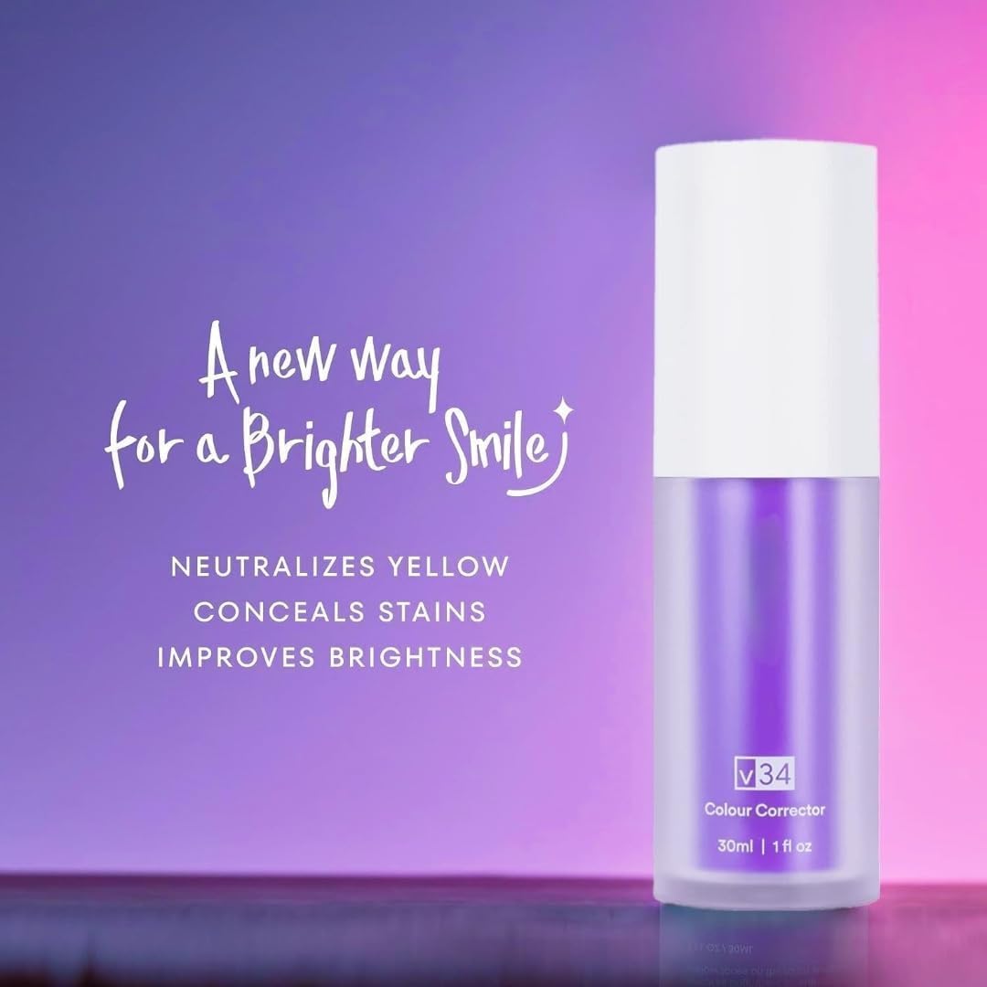 Buy 1 Get 1 FREE ✨ Purple Color Corrector Toothpaste (Star rating ⭐⭐⭐⭐4.9/5 )