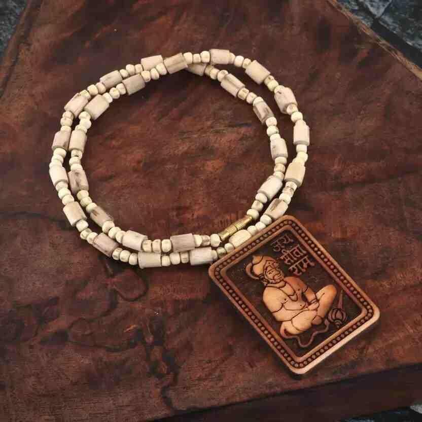 Bageshwar Dham Tulsi Mala (100% Original Tulsi beads) ( Buy 1 Get 1 Free )