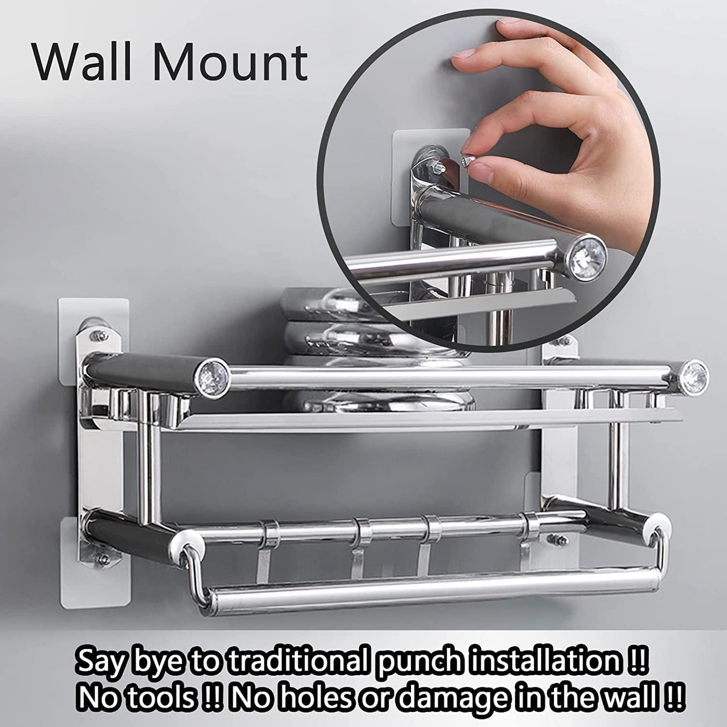 Sturdy Wall Mount Screw Hooks (Pack of 10) – Ideal for Kitchen, Bathroom & More