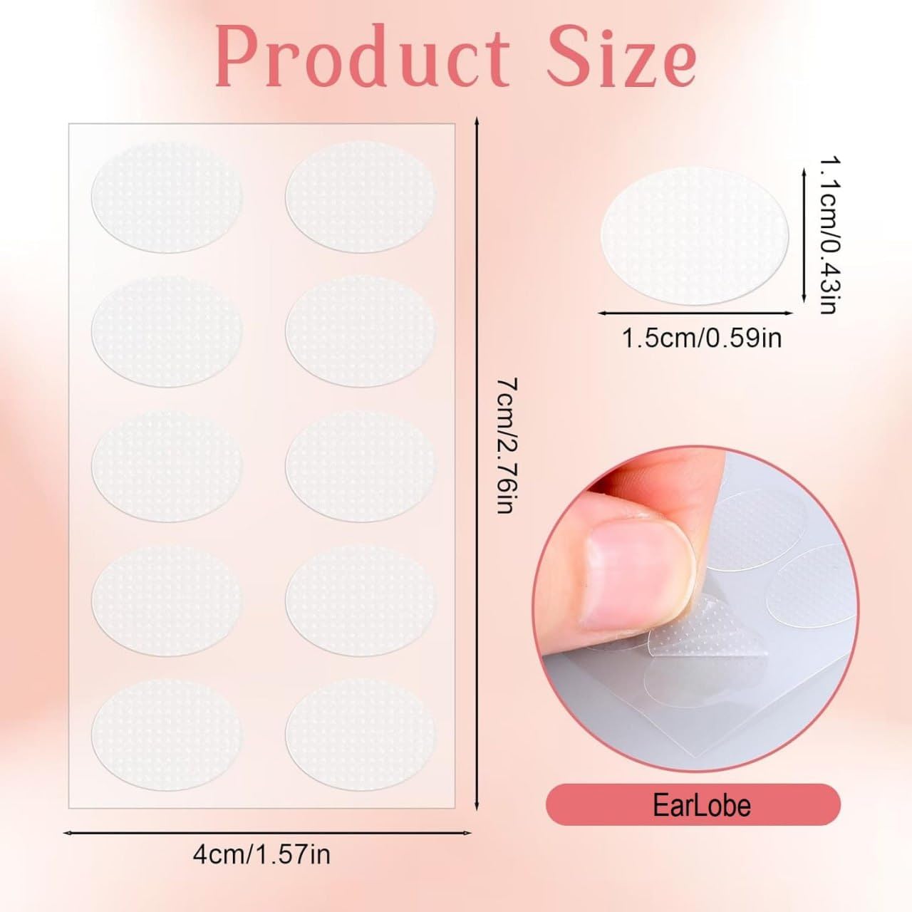 Fabby™ Premium Earlobe Support Patches