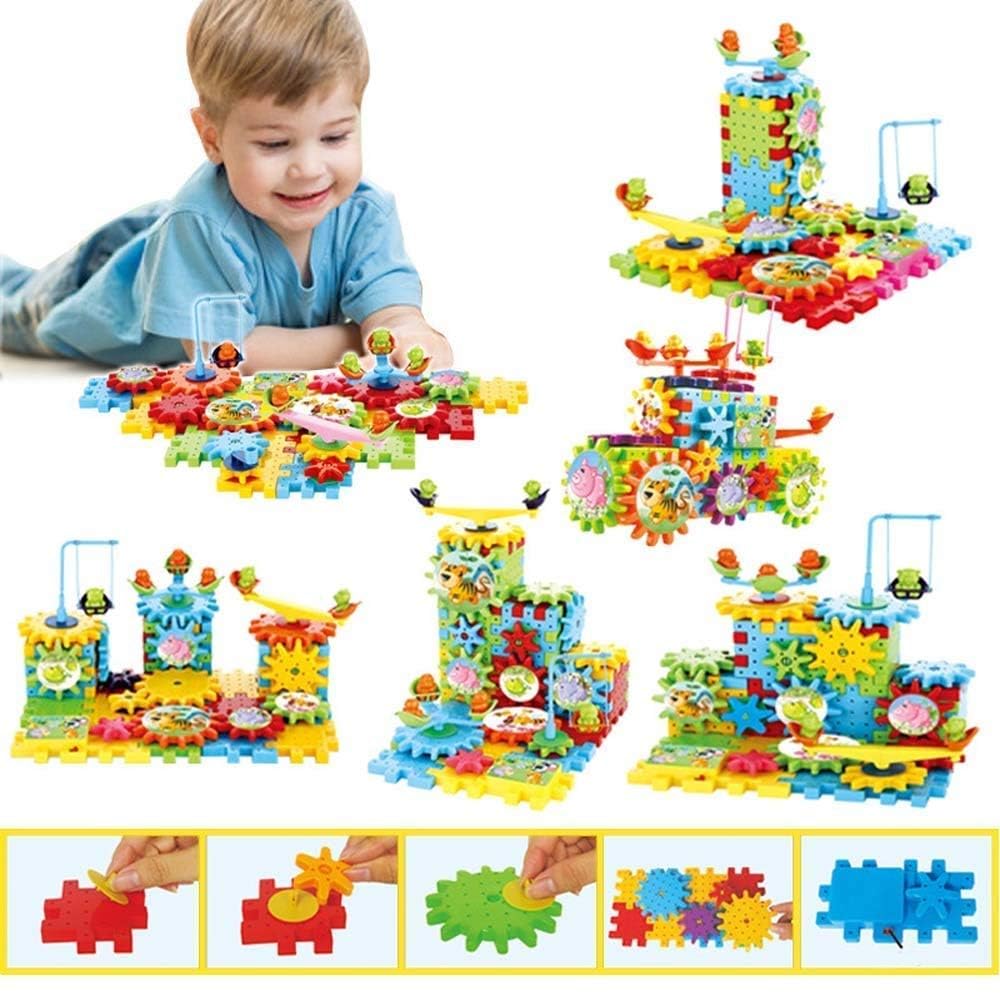 DIY Rotating Building Blocks (101 Pieces & 500+ Designs)