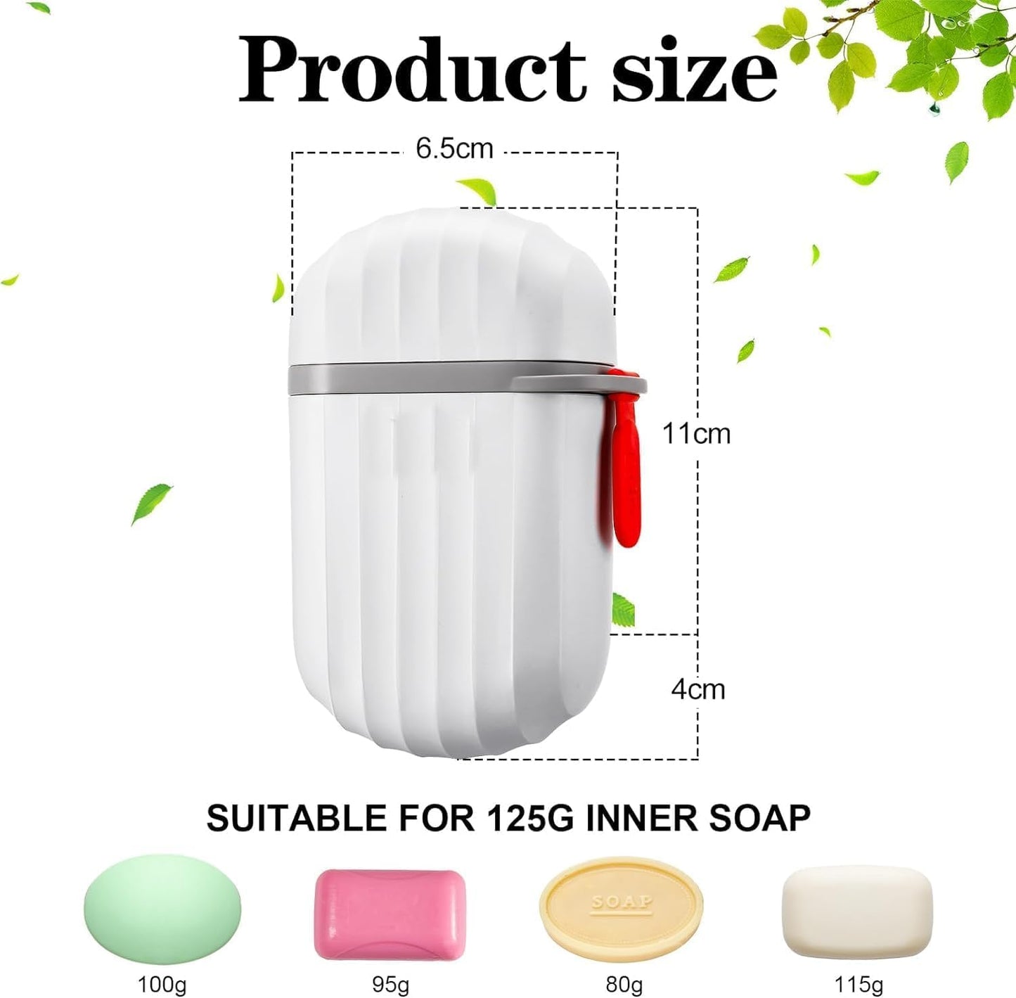 Stylish and Practical Soap Holder for Travel Soap Box