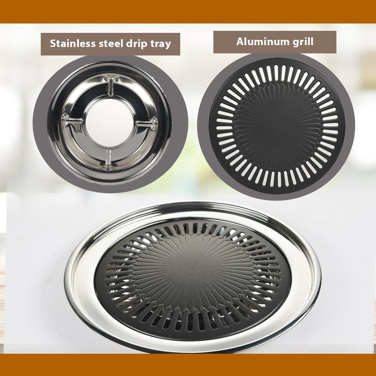 Smokeless Non-Stick Barbecue Grill for Home