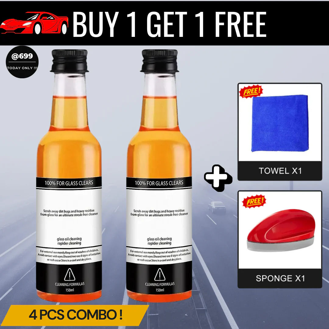 Powerful Windshield Cleaner for Both Home and Car Use (Star rating ⭐⭐⭐⭐4.9/5 )