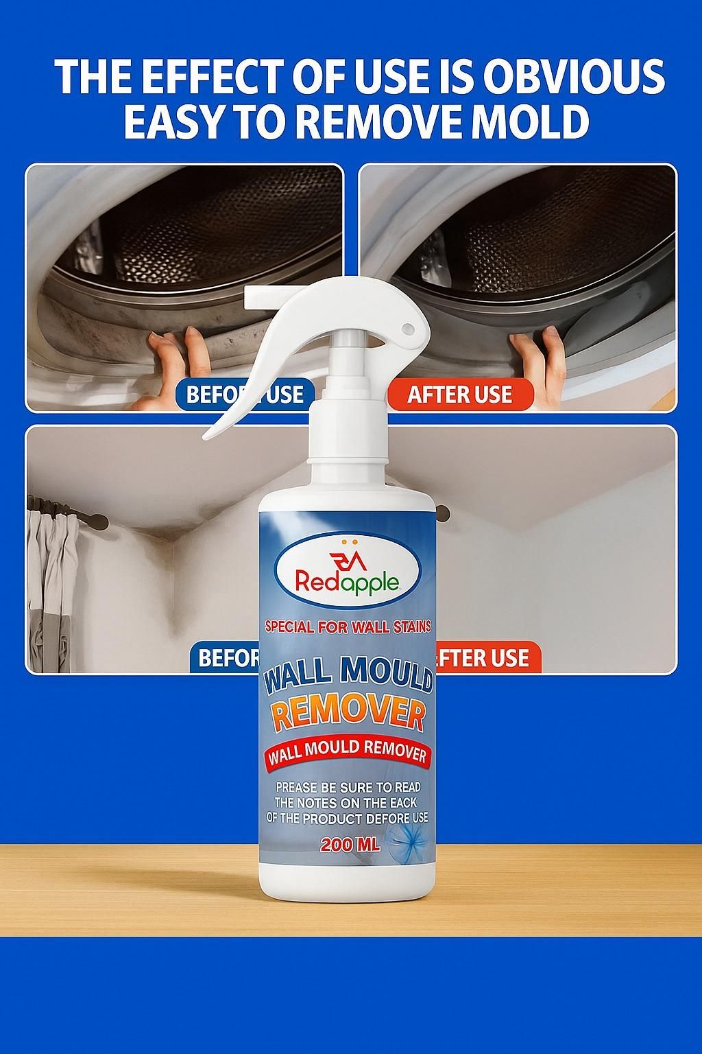 Magic Wall Mold Remover Spray - Buy 1 Get 1 Free (Limited Offer)