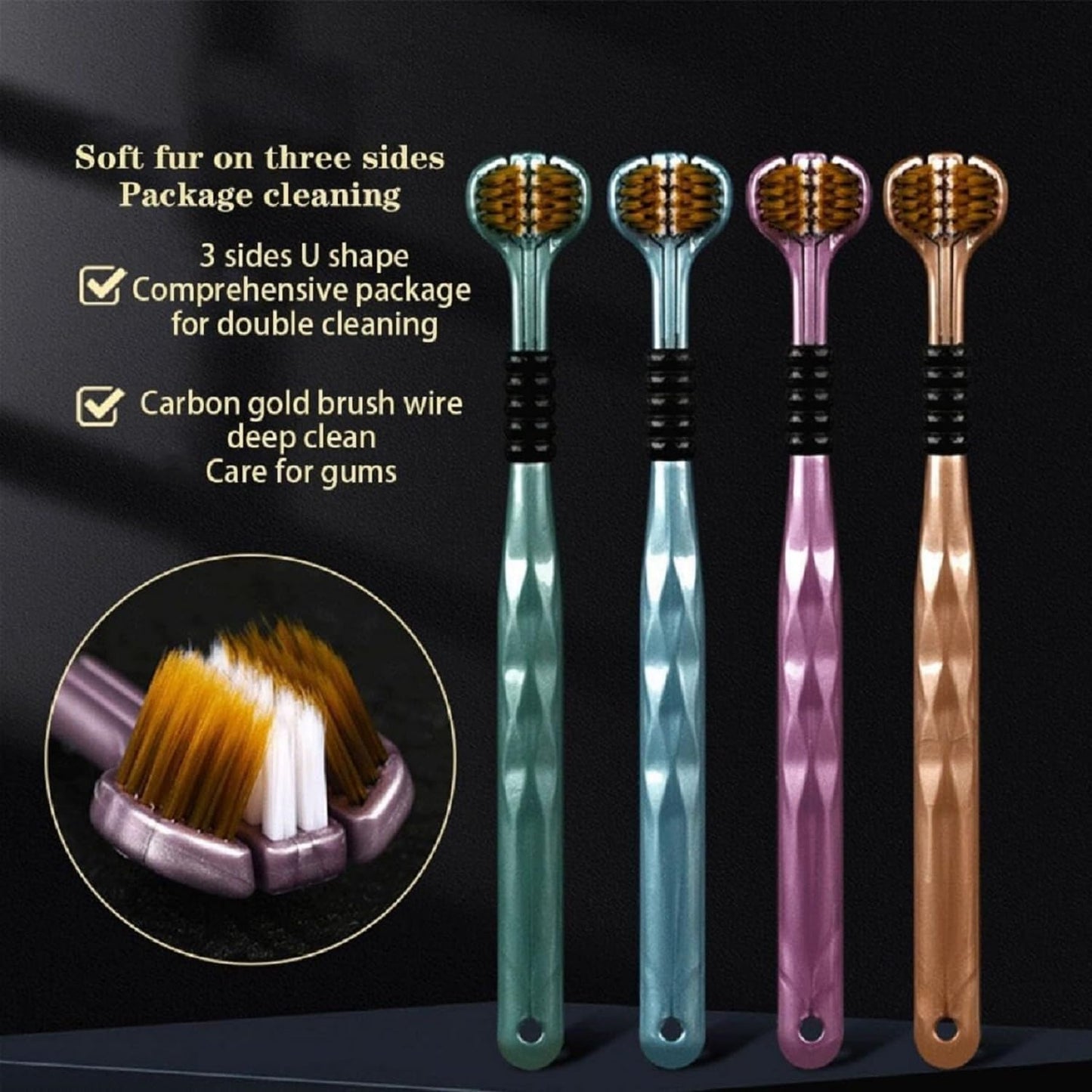 Tri-Brush: The 3-Sided Smile Brush