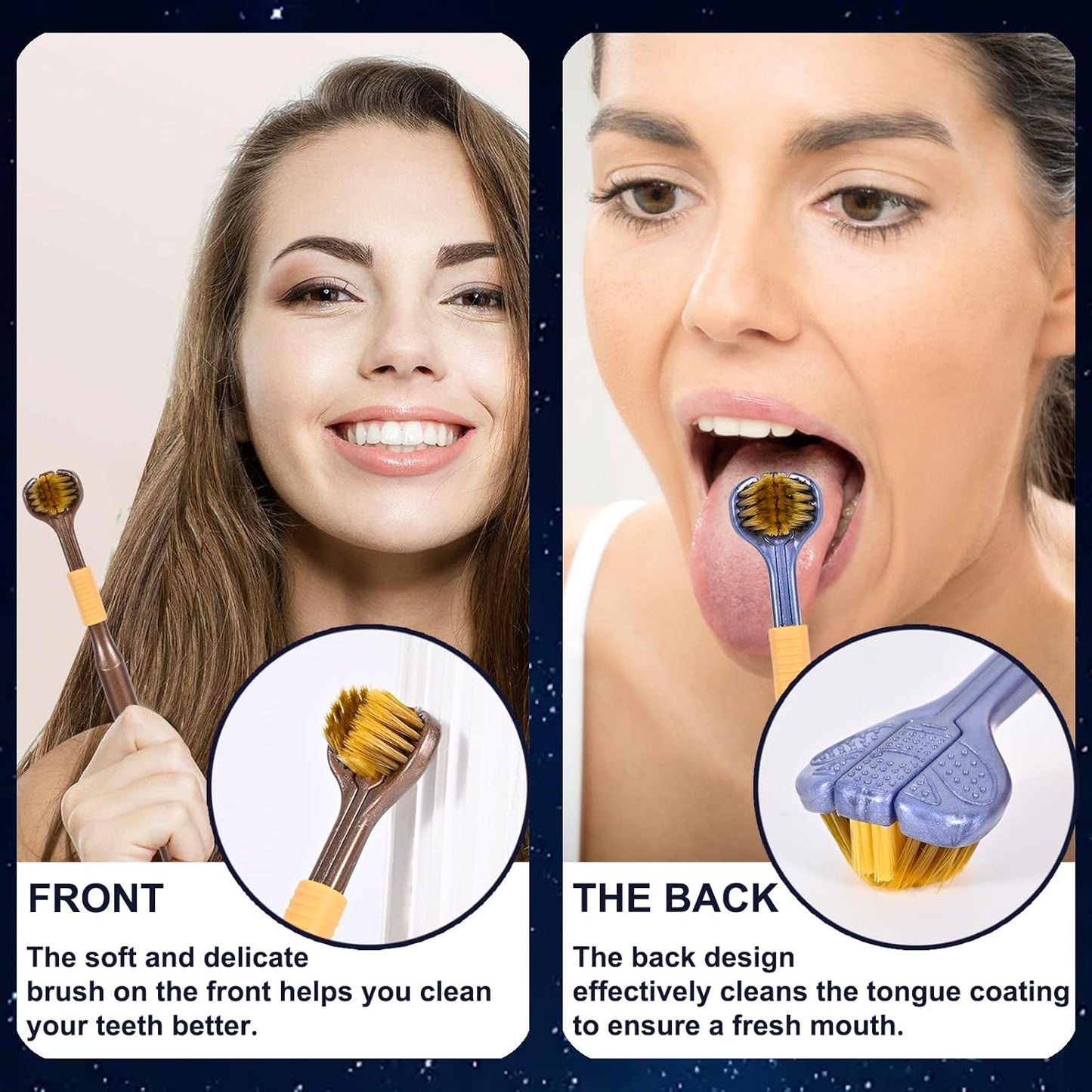 Tri-Brush: The 3-Sided Smile Brush