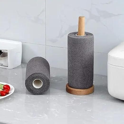 🎁 Buy 1 Get 1 FREE: Microfiber Cleaning Cloth Roll | Streak-Free Shine