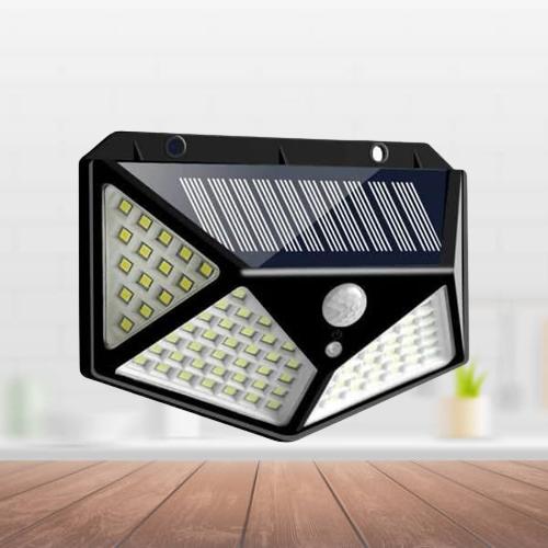 Solar Lights-Bright Solar Wireless Security Motion Sensor 100 Led Night Light