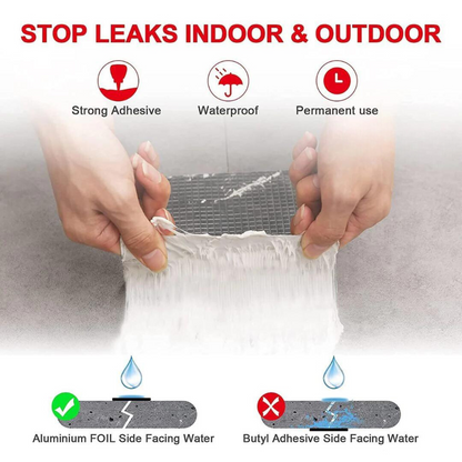 ✨ Leakage Proof Aluminium Tape - 50% OFF TODAY ONLY! (Star rating ⭐⭐⭐⭐4.9/5 )
