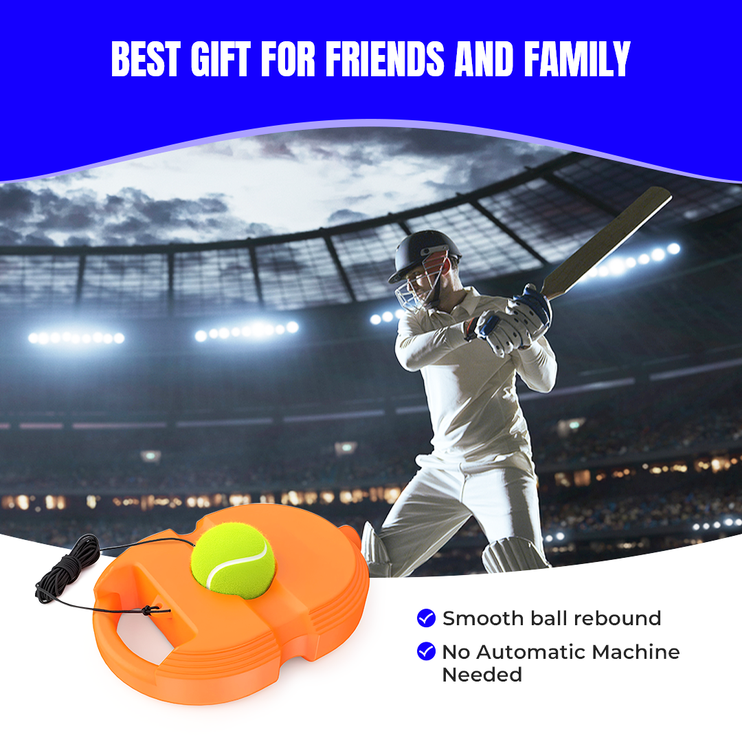 Cricket Trainer Rebound Ball || Self Cricket Practice Training Tool for Adults & Kids