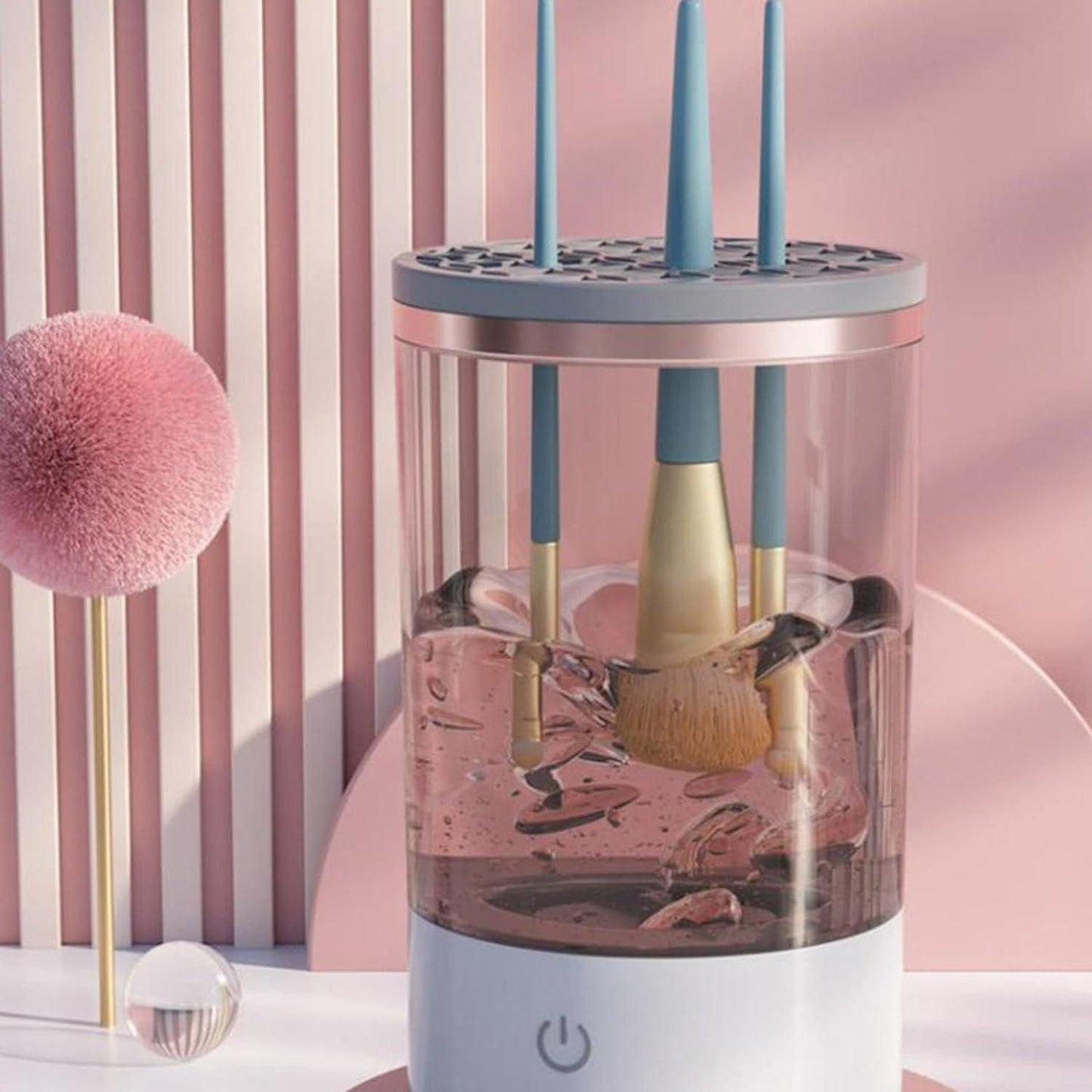 3-in-1 Smart Automatic Electric Makeup Brush Cleaner