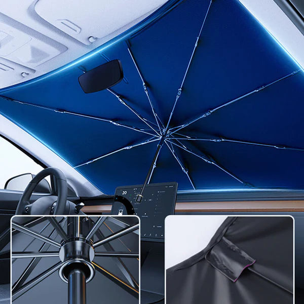 Car Windshield Sun Shade Umbrella - Heat Insulation Protection | Auto Windshield Covers for Most Cars