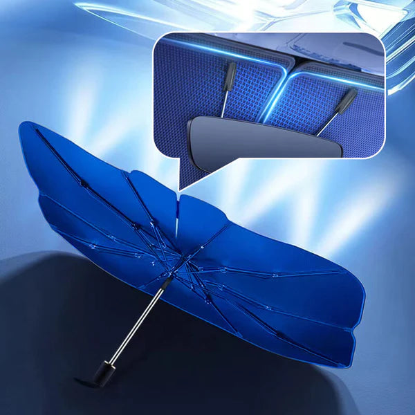 Car Windshield Sun Shade Umbrella - Heat Insulation Protection | Auto Windshield Covers for Most Cars