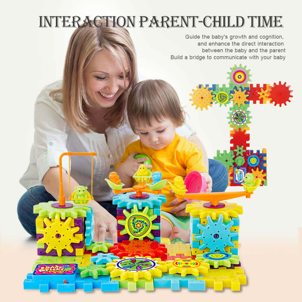 DIY Rotating Building Blocks (101 Pieces & 500+ Designs)
