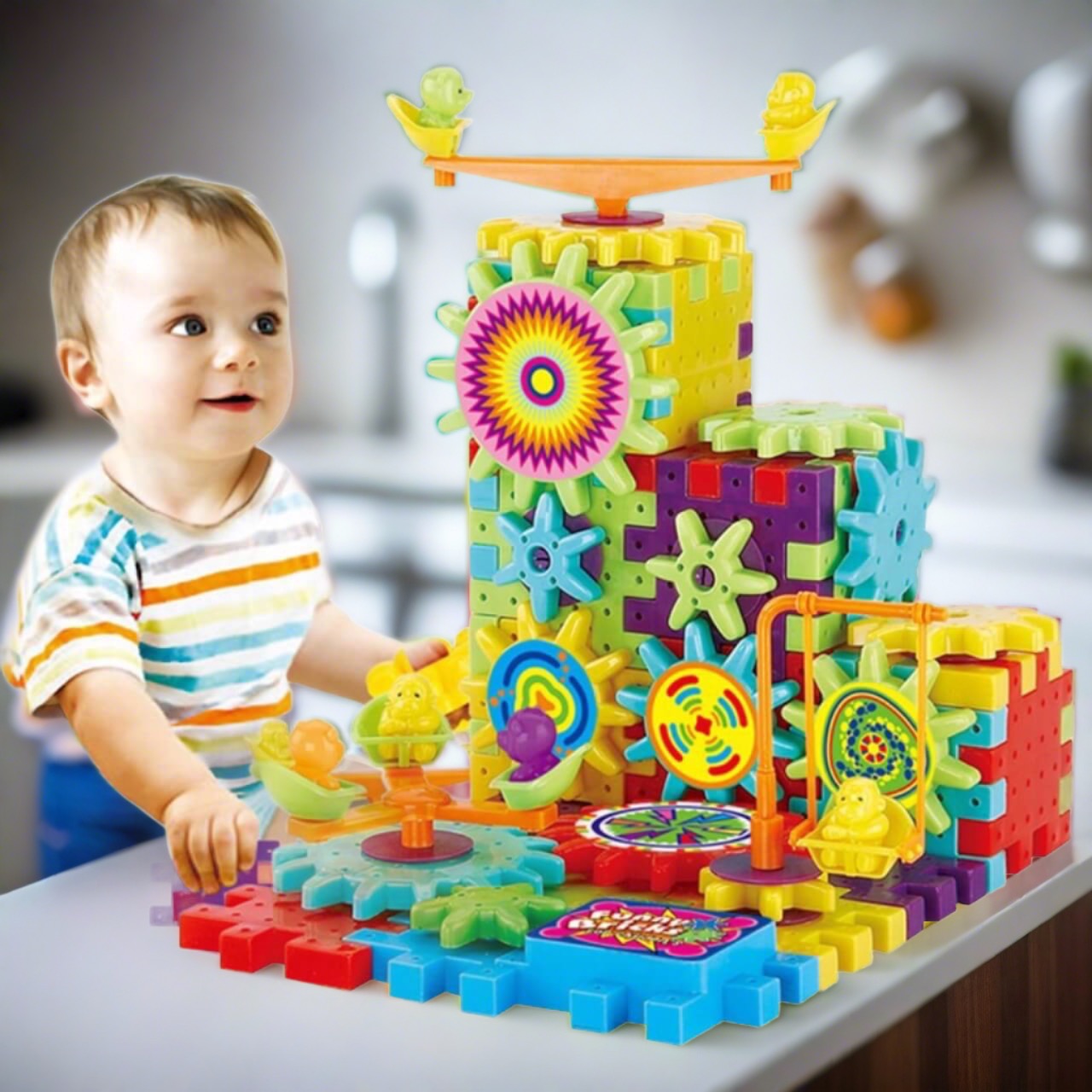 DIY Rotating Building Blocks (101 Pieces & 500+ Designs)