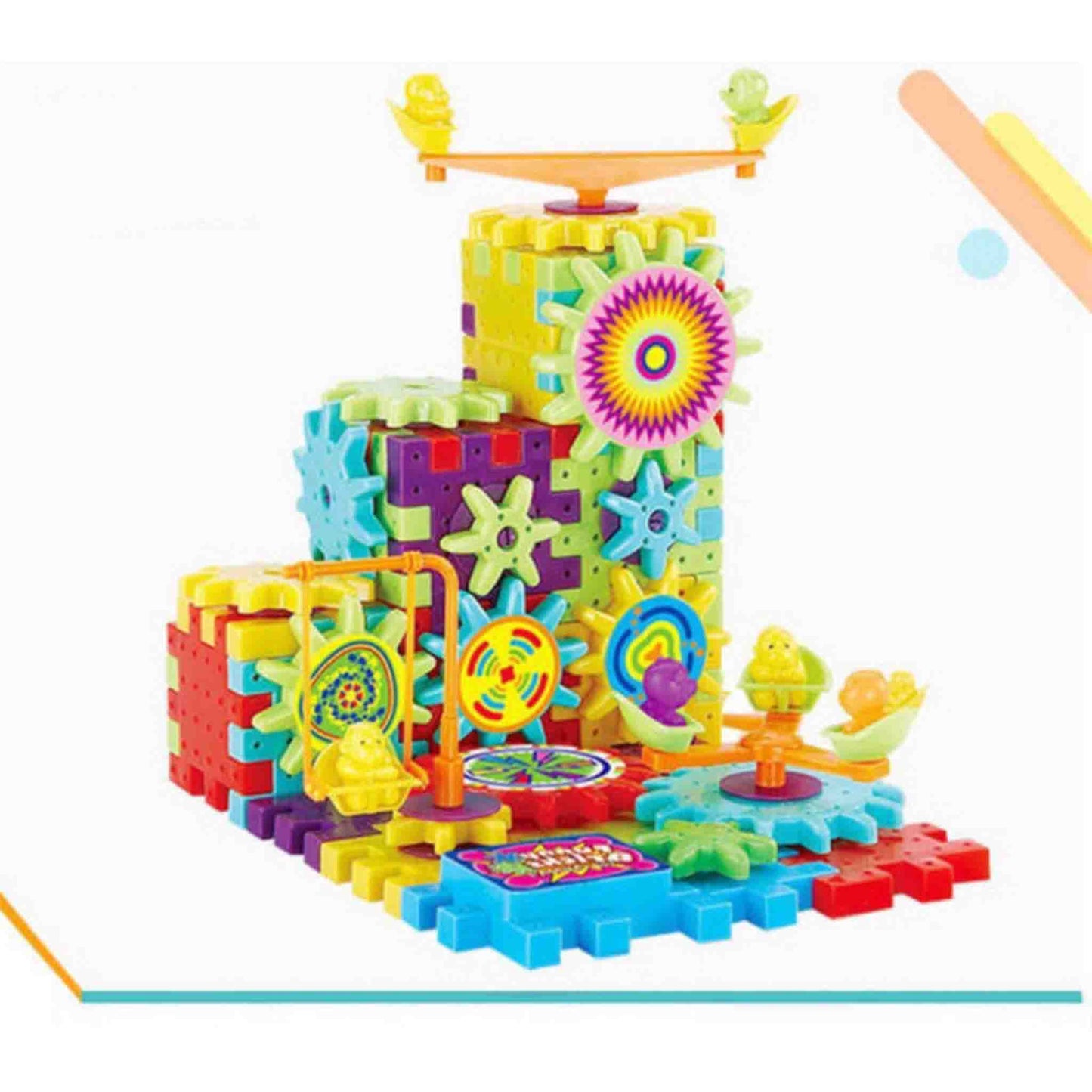 DIY Rotating Building Blocks (101 Pieces & 500+ Designs)