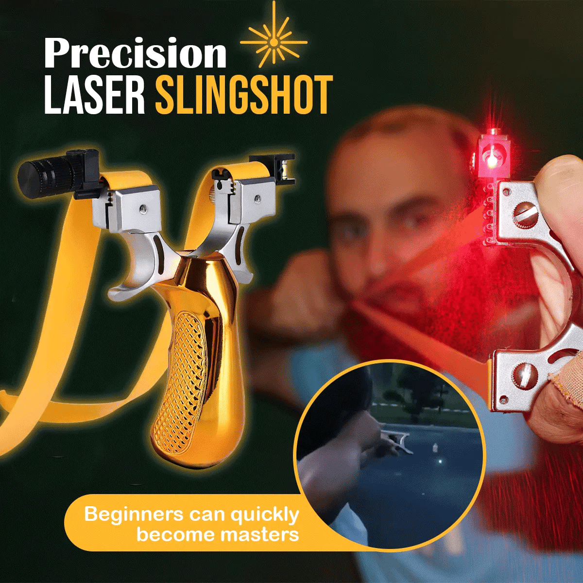 50% OFF LAST DAY! - Frontline Laser Slingshot - (Star rating ⭐⭐⭐⭐4.9/5 )