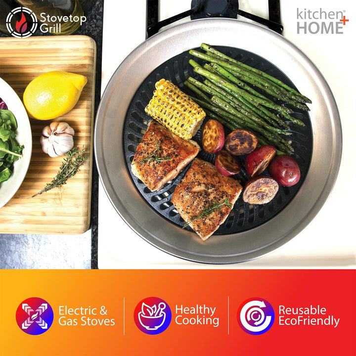 Smokeless Non-Stick Barbecue Grill for Home