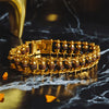 Gold Plated Divine Aura Rudraksha Bracelet