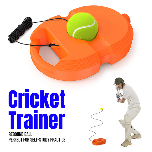 Cricket Trainer Rebound Ball || Self Cricket Practice Training Tool for Adults & Kids