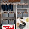 Foldable Cloth Storage Basket (Stainless Steel Frame) (Pack of 2)