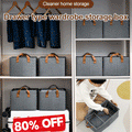 Foldable Cloth Storage Basket (Stainless Steel Frame) (Pack of 2)