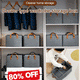 Foldable Cloth Storage Basket (Stainless Steel Frame) (Pack of 2)