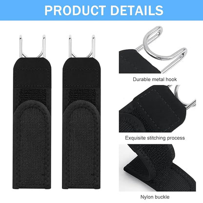 Buckleless Belt Hook Tactical Metal Hook Elastic Belt PACK OF 2