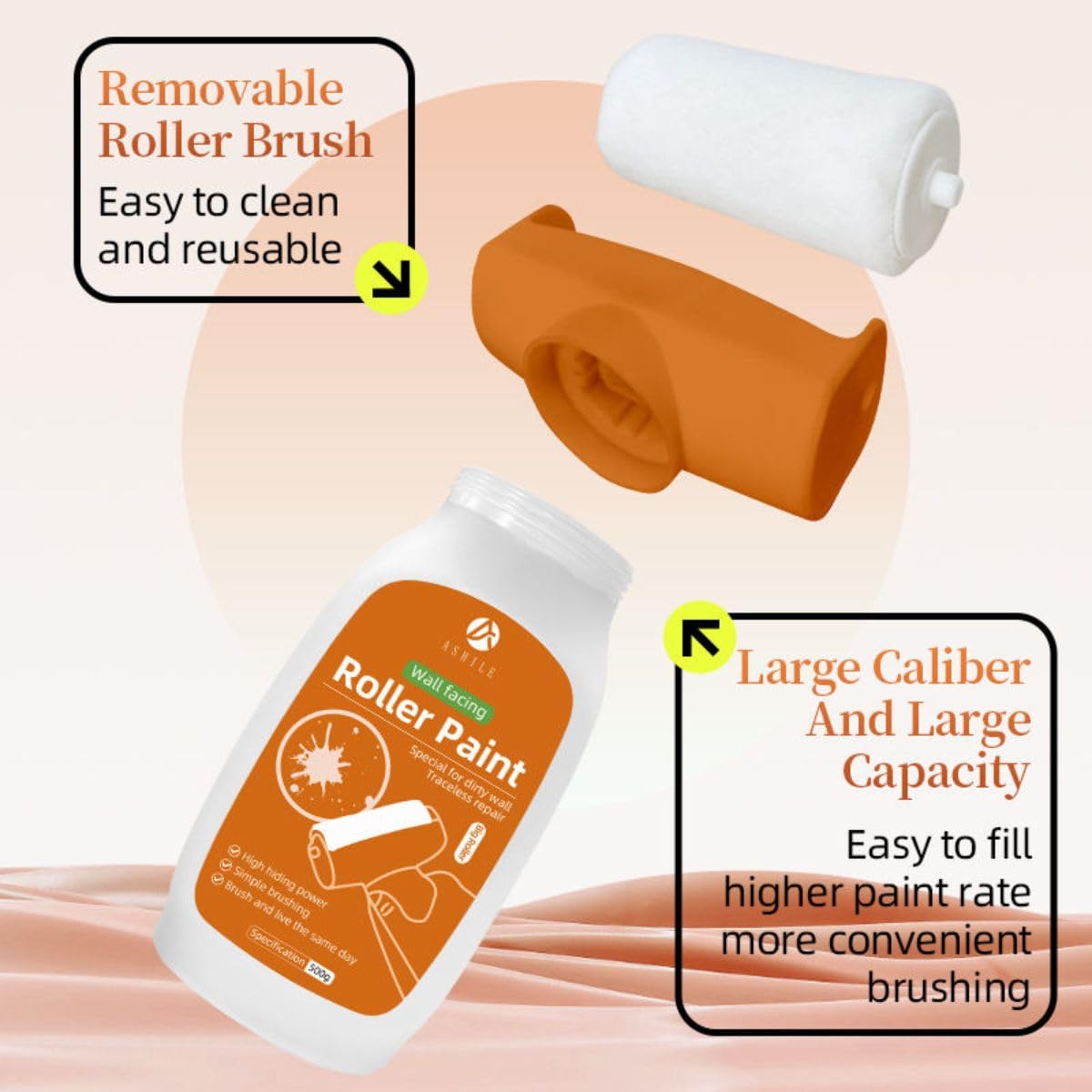 WallFix Pro™ — 2‑in‑1 Instant Wall Repair Roller