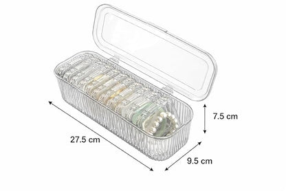 Acrylic Jewelry Organizer Box Set( 10 psc )