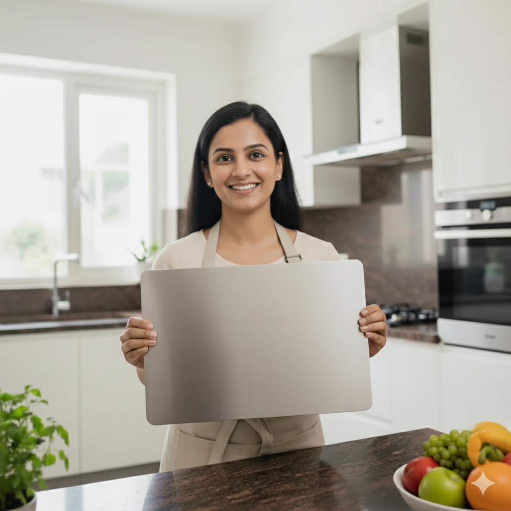 Chefinox™ Anti-Bacterial Stainless Steel Cutting Board (35x31cm) - 50% Off Today Only!