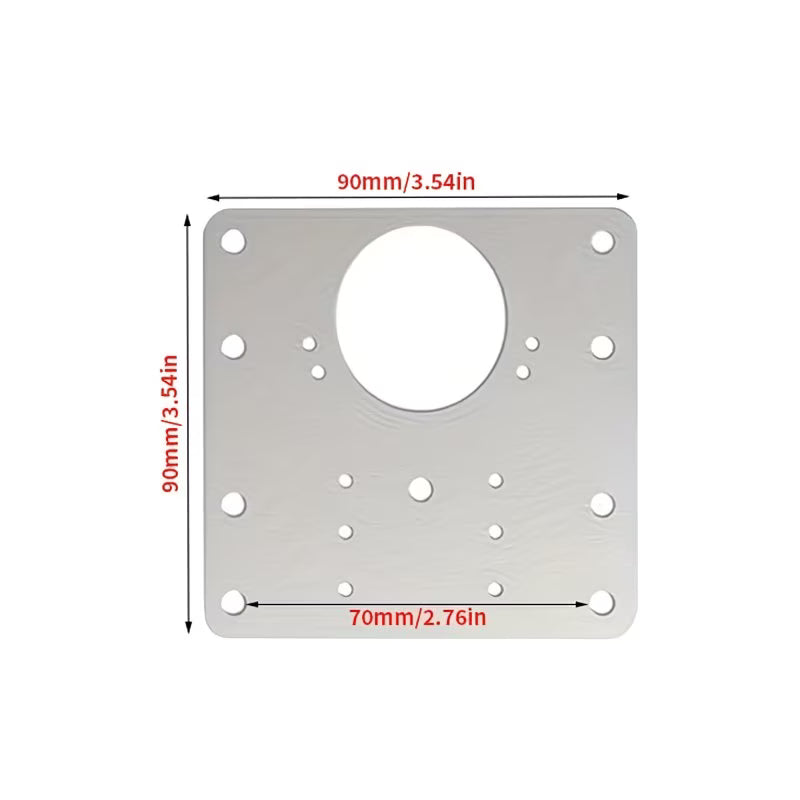 Heavy Duty Hinge Repair Plate with Screws for Cabinet Door & Wardrobe - Buy 1 Get 1 Free
