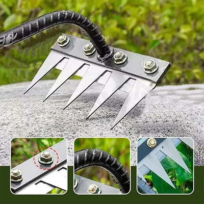 TerraClaw Pro™ - 5 Teeth Carbon Steel Weeding Tool🌱 | Flat 50% Off 🔥