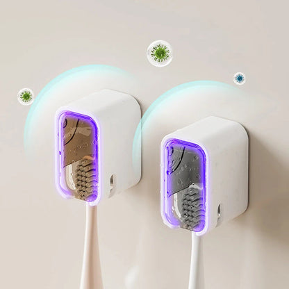 HygieneDome Pro™ – Self-Adhesive Dustproof Toothbrush Holder (Set of 4)