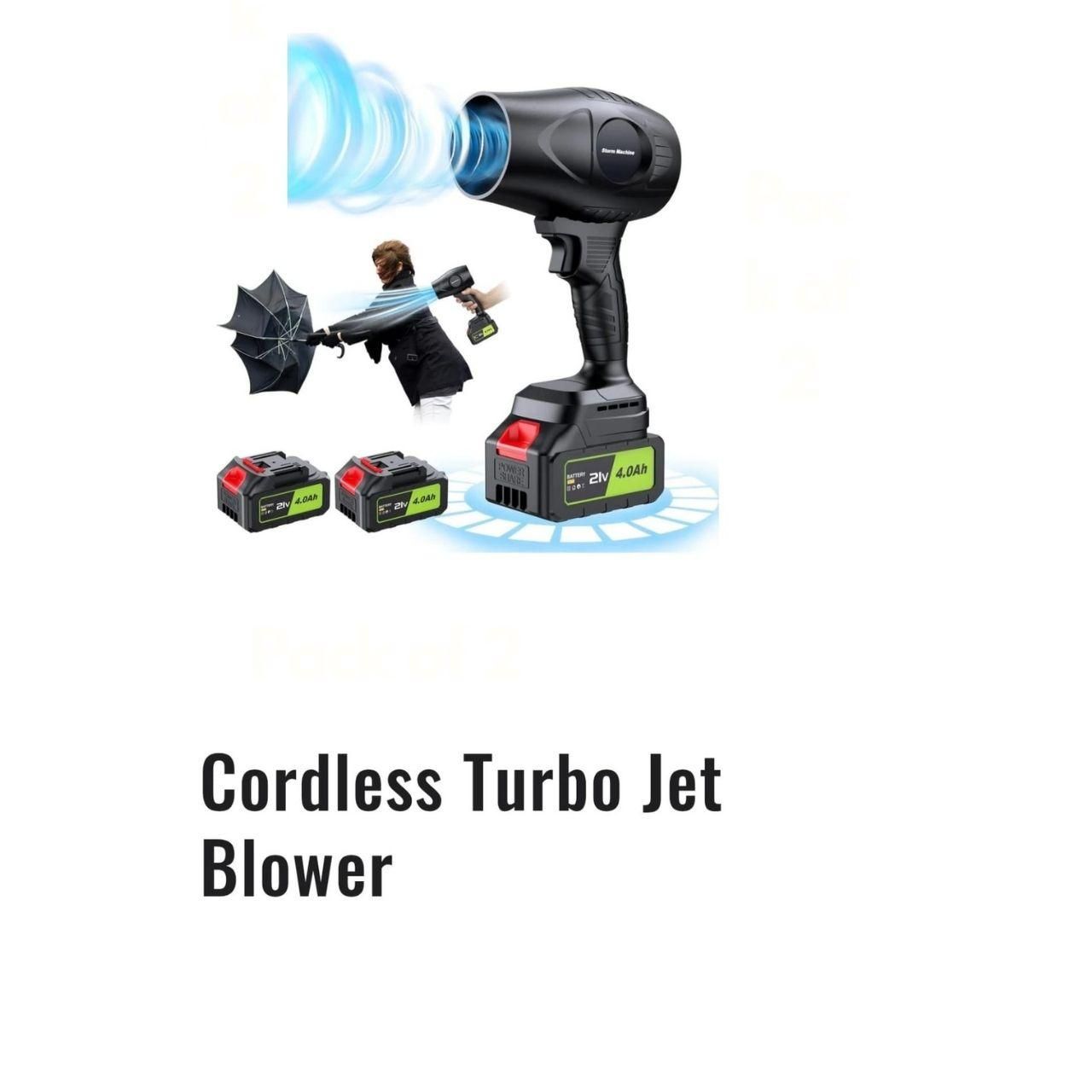 Fabby™ Powerful Cordless Blower | Electric Air Duster & Inflator for Electronics, Keyboards, & Outdoor Use