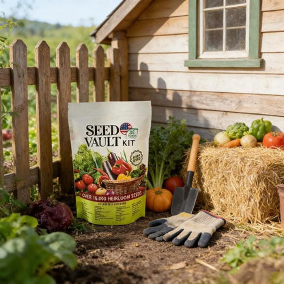 35-Pack Heirloom Vegetable Seed Kit | USA Imported, Non-GMO & High Yield
