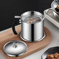 Stainless Steel Oil Strainer Container